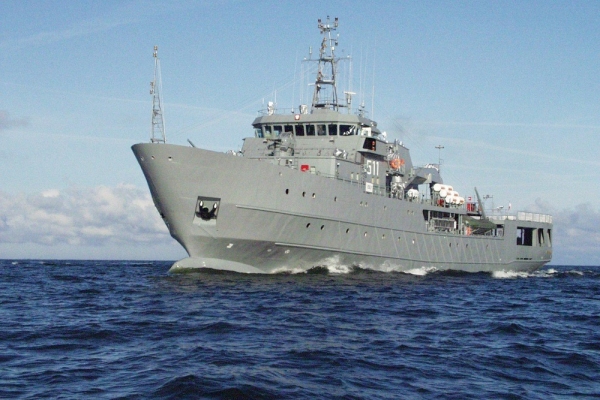 Ukraina: Grupa okrętów NATO pod polskim dowództwem wypłynęła z Odessy